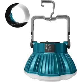 18V LED Camping Lantern for Makita 18V LXT Battery, 24W LED Work Light for Emergency and Hurricane,Camping, Hiking, Fishing（Battery Not Included）