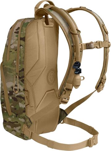 CamelBak M.U.L.E. Tactical Hydration Backpack with 100oz/3L Mil Spec Crux Reservoir Bladder - MOLLE, Coyote in Kuwait