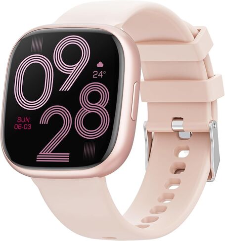 Smart Watches for Women Men,Smart Watch(Answer/Make Call) 1,72" HD Smart Watch for iPhone/Android Phones, Fitness Tracker with 100+ Sport Pedometer, Activity Tracker for Android iOS in Saudi Arabia
