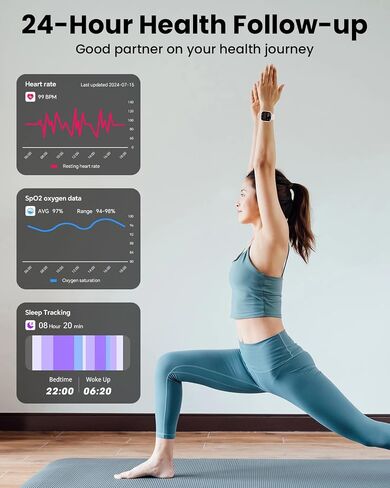 Smart Watches for Women Men,Smart Watch(Answer/Make Call) 1,72" HD Smart Watch for iPhone/Android Phones, Fitness Tracker with 100+ Sport Pedometer, Activity Tracker for Android iOS in Saudi Arabia