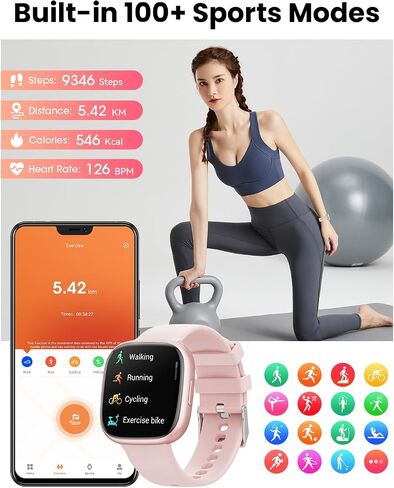Smart Watches for Women Men,Smart Watch(Answer/Make Call) 1,72" HD Smart Watch for iPhone/Android Phones, Fitness Tracker with 100+ Sport Pedometer, Activity Tracker for Android iOS in Saudi Arabia
