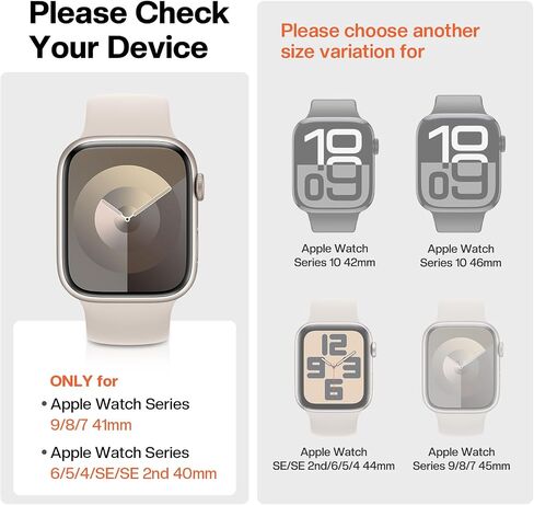 Tensea 6Pack Compatible with Apple Watch Screen Protector 46mm 42mm 45mm 41mm 44mm 40mm Accessories, Soft Film [without Installation House], for iWatch Series 10 9 8 7 6 5 4 SE 2nd Generation in Saudi Arabia