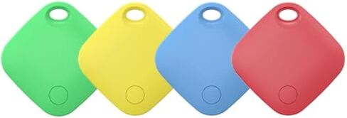 محدد موقع بطاقة تعقب الأمتعة بتقنية Bluetooth يعمل مع Apple Find My، جهاز تعقب ذكي لحقيبة السفر والحقيبة وحقيبة الظهر والمحفظة وبطارية قابلة للاستبدال وعلامة ذكية للعناصر (2 علامة سوداء وحقيبة) in Kuwait