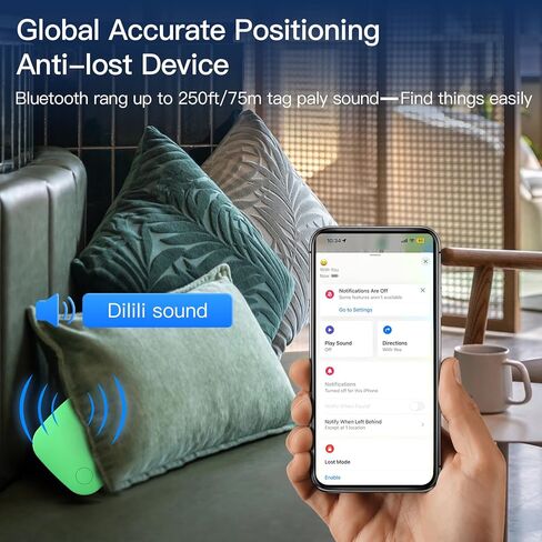 محدد موقع بطاقة تعقب الأمتعة بتقنية Bluetooth يعمل مع Apple Find My، جهاز تعقب ذكي لحقيبة السفر والحقيبة وحقيبة الظهر والمحفظة وبطارية قابلة للاستبدال وعلامة ذكية للعناصر (2 علامة سوداء وحقيبة) in Kuwait