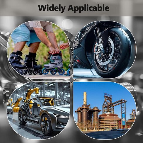 Sealed Ball Bearing - Lubricated - Chrome Steel (6201-2RS, 4) in Kuwait