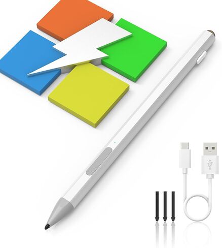 Surface Pen Stylus for Microsoft Surface Pro 11/10/X/9/8/7/7+/6/5/4/3, Surface Go 4/3/2/1, Surface Laptop/Studio/Book 4/3/2/1 Stylus Pen with Palm Rejection, 4096 Pressure, Magnetic, 4Nibs,Rehargeable in Saudi Arabia