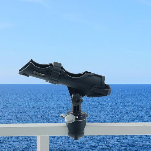 HITORHIKE Fishing Rod Holder Universal Fit Kit Allows for 360-degree Adjustment Kayak Fishing Boat Powerlock Rod Holder in Kuwait