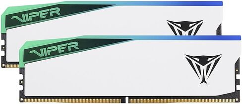 Patriot Viper Elite 5 RGB DDR5 RAM 16GB (1X16GB) 5200MT/s CL36 UDIMM وحدة ذاكرة الألعاب المكتبية- PVER516G52C36W in Kuwait