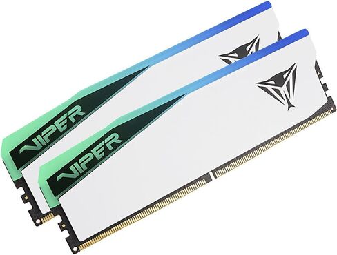 Patriot Viper Elite 5 RGB DDR5 RAM 16GB (1X16GB) 5200MT/s CL36 UDIMM وحدة ذاكرة الألعاب المكتبية- PVER516G52C36W in Kuwait