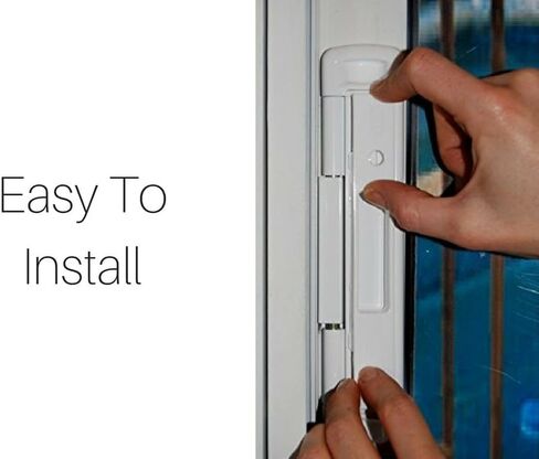 Double Bolt Lock for Glass Sliding Doors - Advanced Technology to Keep Your Family Safe and Secure - High Security Lock - Virtually Burglar Proof in Saudi Arabia