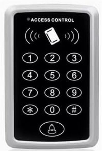 MENGQI-CONTROL Inward or Outward Door Remote Open 600lbs Electric Magnetic Lock Keypad Access Control Kit 4 Remote Control ZL Bracket 110-240V Power Supply Unit Push to Exit Button in Saudi Arabia