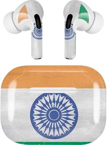 Skinit Decal Audio Skin Compatible with Apple AirPods Pro (2rd Gen, 2022) Originally Designed Japan Soccer Flag Design in Saudi Arabia