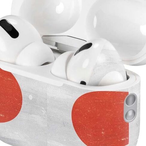 Skinit Decal Audio Skin Compatible with Apple AirPods Pro (2rd Gen, 2022) Originally Designed Japan Soccer Flag Design in Saudi Arabia