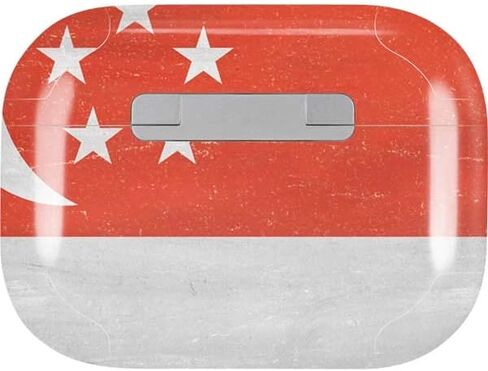 Skinit Decal Audio Skin Compatible with Apple AirPods Pro (2rd Gen, 2022) Originally Designed Japan Soccer Flag Design in Saudi Arabia