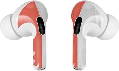 Skinit Decal Audio Skin Compatible with Apple AirPods Pro (2rd Gen, 2022) Originally Designed Japan Soccer Flag Design in Saudi Arabia