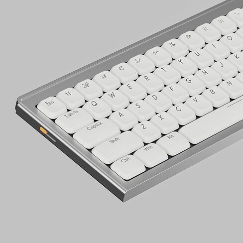 Sumgsn 112 Keys Low Profile White Doubleshot Keycaps Set for 60% 65% 75% 95% Mechanical Keyboards in Saudi Arabia
