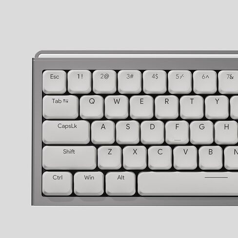Sumgsn 112 Keys Low Profile White Doubleshot Keycaps Set for 60% 65% 75% 95% Mechanical Keyboards in Saudi Arabia