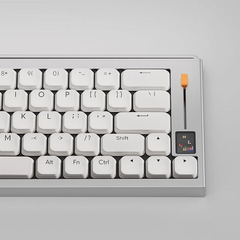 Sumgsn 112 Keys Low Profile White Doubleshot Keycaps Set for 60% 65% 75% 95% Mechanical Keyboards in Saudi Arabia