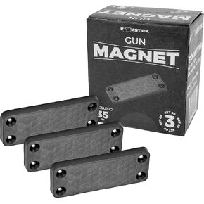 BOOMSTICK 35lb Gun Magnet, Secure Handgun Holder for Home, Office, and Vehicle Safety