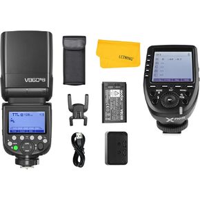 Godox V860III-N Camera Flash Speedlight for Nikon, 2.4G 1/8000S HSS Flash Speedlite with GODOX XPro-N Wireless Flash Trigger Compatible for Nikon Camera, 7.2V/2600mAh Li-ion Battery, 1.5s Recycle Time
