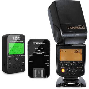 YONGNUO YN568EX III Flash Speedlite with YN622N Kit, Wireless Slave TTL with HSS 1/8000 for Nikon DSLR Cameras