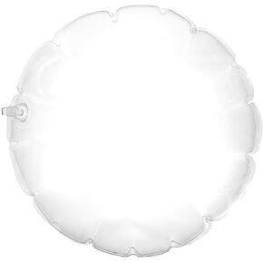 Generic Inflatable Pillow Clear Pillow Insert Portable Sofa Blow Pillows Camping Pillow for Sleeping Round Clear Inserts Outdoor Cushions Camping Equipment Travel Backpack PVC Water Proof
