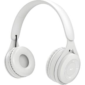 Upgraded Headphones Hybrid Noise Cancelling Over Ear with Transparent Modes Wireless Bluetooth with Mic Deep Bass Soft-Earpads Hi-Fi Audio Comfortable Fit Long Playtime for Home Office Travel White