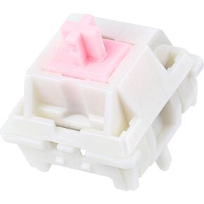 EPOMAKER Roseveil Silent Keyboard Switch for Mechanical Gaming Keyboard, 30PCS, 5-pin, 32gf, Pre-Lubed, Linear Silent, PC Case, LY Stem, Compatible with MX Keycaps (Roseveil Silent)