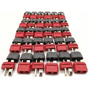 T Plug T Connector, Upgrade Version, 15 Female + 15 Males (15pair)