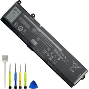 X9FTM 93Wh Battery Replacement for Dell Precision 7680 7770 7780 7670 Series 0X26RT 05JMD8 0X9FTM RCVVT 0NWDC0 965V4 0965V4 5JMD8 11.55V 7650mAh