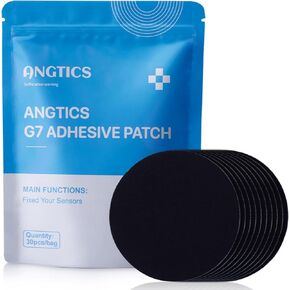Dexcom G7 Adhesive Patches 30PCS, Waterproof & High Viscosity Over Patches, Stelo Full Covers CGM Bandage, 10+ Days Long Stay, Breathable, Latex-Free, Sensor is NOT Included (Multicolor)