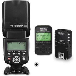 YONGNUO YN565EX III C with YN622C Kit, Flash Speedlite Hot Shoe Flash, TTL HSS Slave Compatible with 1500D 1300D 800D 750D 60D 50D