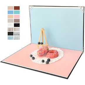 Food Photography Backdrop Board with 8PCS 16Patterns Small Portable Photo Setting Casual Item Photography 16.5 * 11.5 Inch Kit Photoshoot Props kit Table Top Flat Lay Props