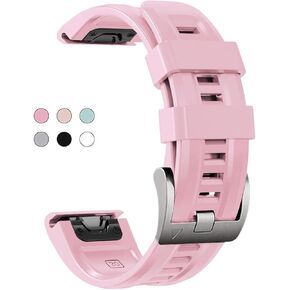 20mm Watch Band for Garmin Fenix 7S 6S 5S, Soft Silicone Band Strap Bracelet Wristband with Quick Fit for Garmin Women Smart Watch