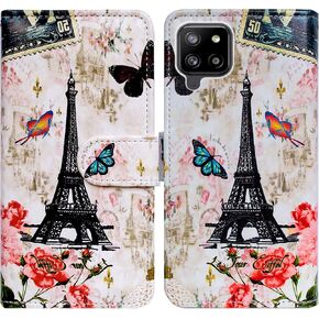 Case for Galaxy A42 5G, Gorgeous Colours Circle Mandala Leather Flip Phone Case Wallet Cover with Card Slot Holder Kickstand for Samsung Galaxy A42 5G 2021