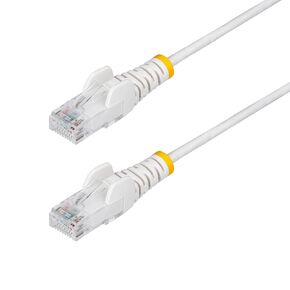 StarTech.com 25ft Gray Slim CAT6 Ethernet Cable, Snagless RJ45, LSZH, 28AWG Pure Bare Copper, Slim Network Patch Cable/Cord