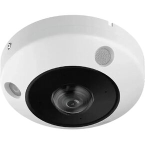 Hik 12MP DeepinView Fisheye PoE IP Camera, 360° Panoramic Indoor Camera, Heat Map, People Counting, Human/Vehicle Detection, Built-in Mic and Speaker, IP67, Compatible with Hik-Connect 2CD63C5G1-IVS