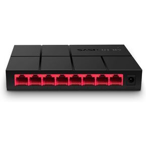 MS108G ، مفتاح سطح المكتب ، 8 * 10/100/1000 ميغابت في الثانية من منافذ LAN ، ضمان لمدة عامين ، لون أسود