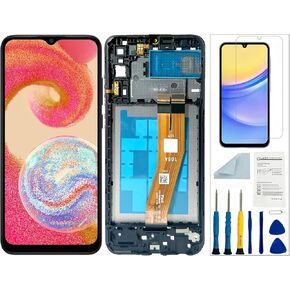 for Samsung Galaxy A04e Screen Replacement for Samsung A04e A042 LCD Screen Replacement with Frame for Samsung Galaxy A04e A042u A042a A042w A042f Display Touch Screen Assembly Repair Parts
