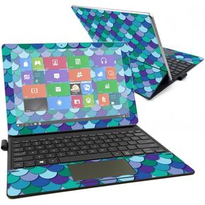 MightySkins Skin Compatible with Samsung Galaxy Book 12" - Black Argyle | Protective, Durable, and Unique Vinyl Decal wrap Cover | Easy to Apply, Remove, and Change Styles | Made in The USA