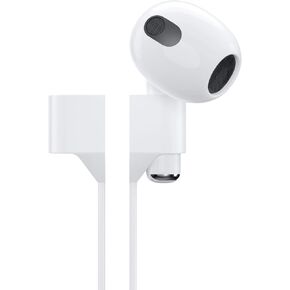 Single Replacement R Earbud for AirPods 3rd gen A2565, Only for AirPod 3rd Right Model A2565，with a complimentary Magnetic Lanyard