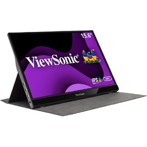 ViewSonic VG1656-2K 16 Inch WQXGA 1600p IPS Portable Monitor with 2 Way Powered 65W USB C, and Smart Cover with Built-in Stand