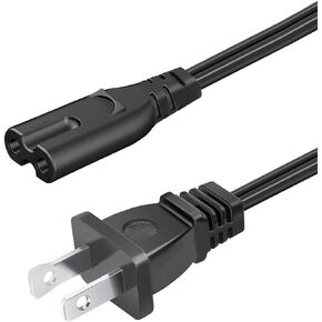 8.2ft Power Cord Replacement for TCL Alto 6 8 3 8 Plus 8i R1 Sound Bar 2 Prong AC Power Cord Cable