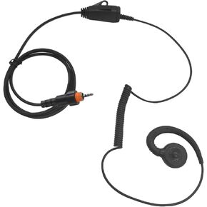 Walkie Talkie Ear Piece C Shape Shaped Earpiece Surveillance Headset Headphone with Mic Earphone for Motorola Radio CLP Series CLP 1010, CLP 1040, CLP 1060