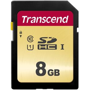 Transcend SDHC Card GB MLC, UHS-I Class TS8GSDC500S