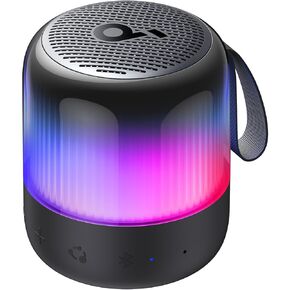 Soundcore Glow Mini Portable Speaker, Bluetooth Speaker with 360° Sound, Light Show, 12H Battery, IP67 Waterproof and Dustproof(Renewed)