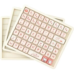 3Pcs Translucent Keycaps Storage Box, Clear Keycaps Case ABS Dustproof Display Case, Holds 7u Spacebar/Big Enter Keys for OEM/XDA/MOA/MDA/MAO/QX3/Cherry Profile Keycaps, Black