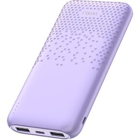 Portable Charger, 10000mAh Slimmest Power Bank, Dual USB Battery Pack, High Speed Portable Phone Charge for iPhone 15 14 13 12 11 Pro Samsung S22 S21 Google AirPods and More