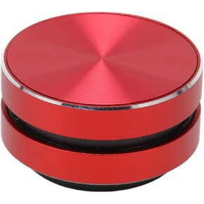 Bluetooth Bone Conduction Speaker, Stereo Magnetic Portable Mini Speaker, DIY Sound Experience Such as Luggage, Guitars, Wooden Tables (Red)