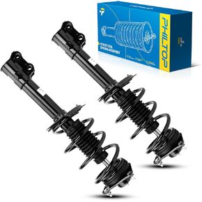 PHILTOP Front Struts Shock for Sportage 2011 2012 2013 2014 2015 2016, Tucson 2010 2011 2012 2013, Shock Absorber 172723+172722, Struts with Coil Spring SAA175 2 Pcs
